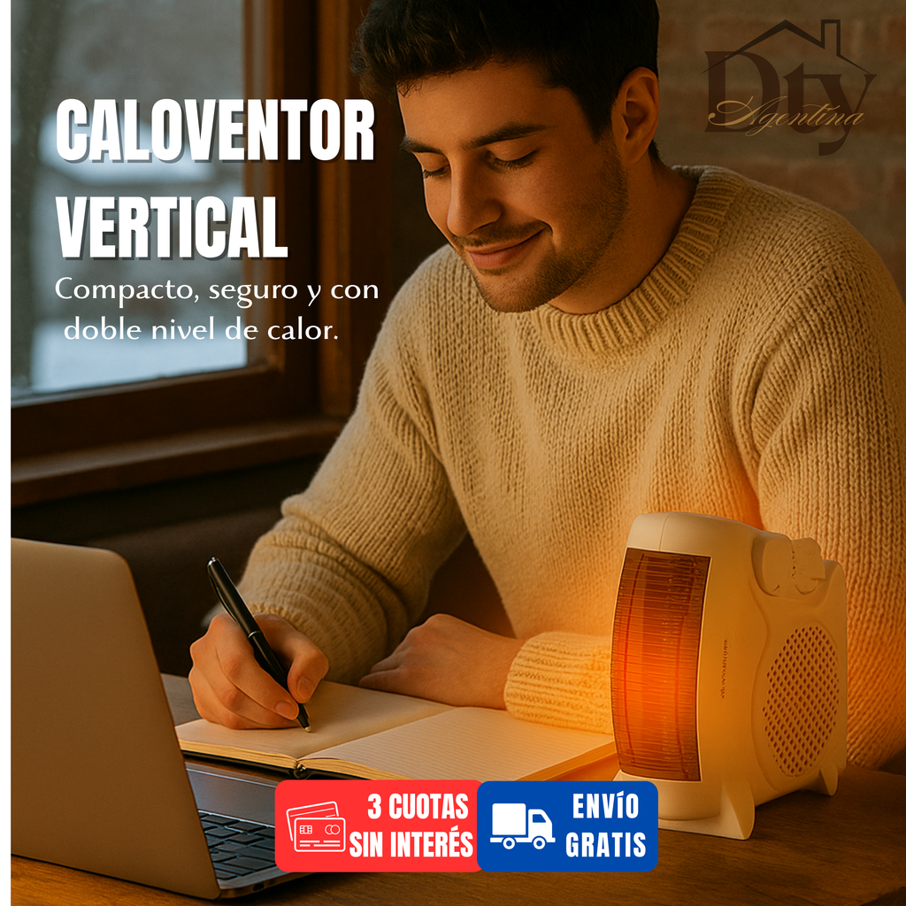 Caloventor Vertical Home 2000W Blanco
