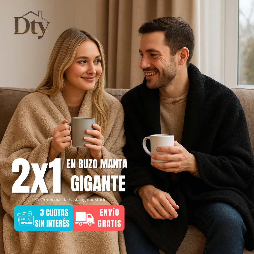 BUZO MANTA GIGANTE PROMO 2X1 TEMPORADA JUNIO/JULIO