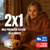 Mini Proyector Portátil + Buzo Manta de REGALO